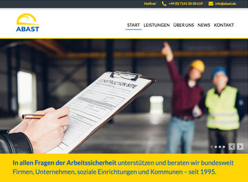 Die neue Abast-Homepage